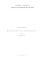 Tečajna politika HNB-a u razdoblju 2000. - 2015.