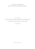 Utjecaj eksplicitnih i implicitnih troškova na poslovanje poduzeća "MIK-MIK"