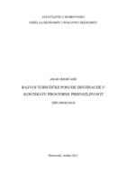 Razvoj turističke ponude destinacije u kontekstu prostorne prihvatljivosti