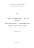 Transparentna završna obrada namještaja: pregled materijala, načina propadanja i problematika konzervatorsko-restauratorskih zahvata