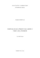 Tehnologija prijevoza riže u vrećama morem