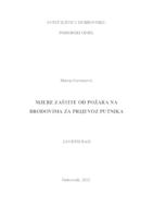 Protupožarna sredstva gašenja požara na putničkim brodovima