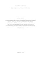Uloga financijskog izvještavanja u korporativnom upravljanju na primjeru Atlantic grupe