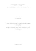 Statvene cijevi i ležajevi propelerne osobine