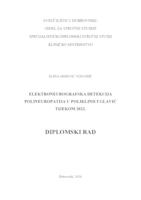 "Elektroneurografska detekcija polineuropatija u poliklinici Glavić tijekom 2022."