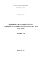 "Odnos komunikacijskih vještina i zadovoljstvo pomorca u multikulturalnom okruženju."