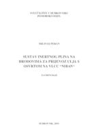 Sustav inertnog plina na brodovima za prijevoz ulja s osvrtom na VLCC "Niban"