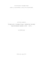 Turizam u Dubrovniku tijekom velike ekonomske krize (1929-1933)