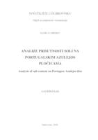 prikaz prve stranice dokumenta Analize prisutnosti soli na portugalskim Azulejos pločicama