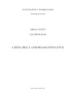 prikaz prve stranice dokumenta Kineska inicijativa "Belt n Road"