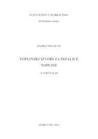 prikaz prve stranice dokumenta Toplinski izvori za dizalice topline