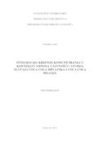 prikaz prve stranice dokumenta Integracija kriznog komuniciranja u kontekstu odnosa s javnošću: studija slučaja Coca Cola Hrvatska i Coca Cola Belgija