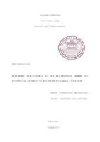 prikaz prve stranice dokumenta "Potrebe bolesnika za palijativnom skrbi na području Dubrovačko-neretvanske županije"