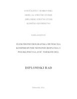 prikaz prve stranice dokumenta "Elektroneurografska detekcija kompresivnih mononeuropatija u Poliklinici Glavić tijekom 2022."