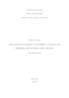 prikaz prve stranice dokumenta Specifičnosti odnosa s javnošću u sportu na primjeru Hrvatskog judo saveza