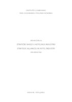 prikaz prve stranice dokumenta Strateški savezi u hotelskoj industriji