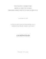 prikaz prve stranice dokumenta Učestalost gljivičnih infekcija u dermatološkoj ordinaciji