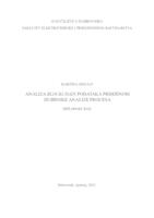 prikaz prve stranice dokumenta ANALIZA  BLOCKCHAIN PODATAKA PRIMJENOM  DUBINSKE ANALIZE PROCESA