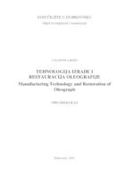 prikaz prve stranice dokumenta Tehnologija izrade i restauracija oleografije