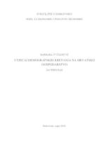 prikaz prve stranice dokumenta Utjecaj demografskih kretanja na hrvatsko gospodarstvo