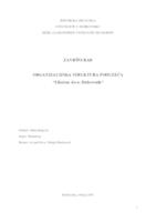 prikaz prve stranice dokumenta Organizacijska struktura poduzeća Libertas d.o.o. Dubrovnik